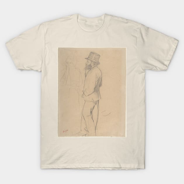 Edouard Manet at the Races T-Shirt by EdgarDegas